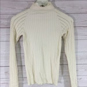 New Free People Seamless Long Sleeve Knit Top
