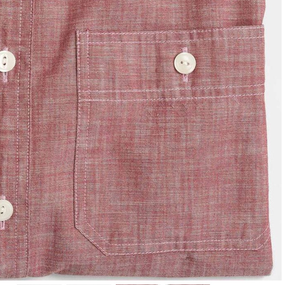 ❤️SOLD❤️J Crew Chambray Workshirt - Picture 2 of 5