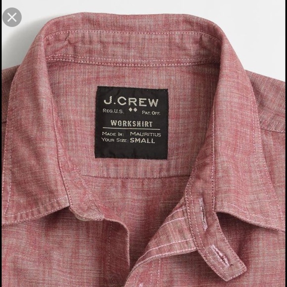 ❤️SOLD❤️J Crew Chambray Workshirt - Picture 4 of 5