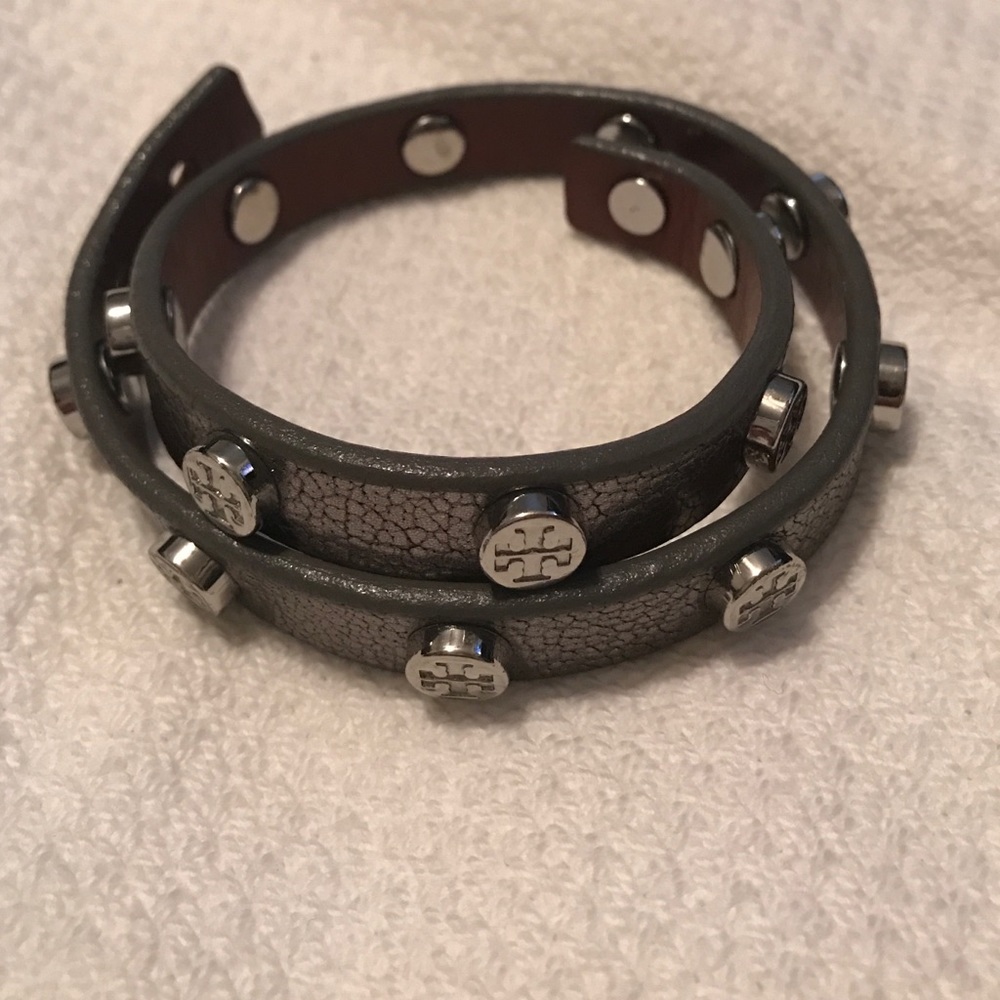 Tory Burch Leather Wrap Bracelet