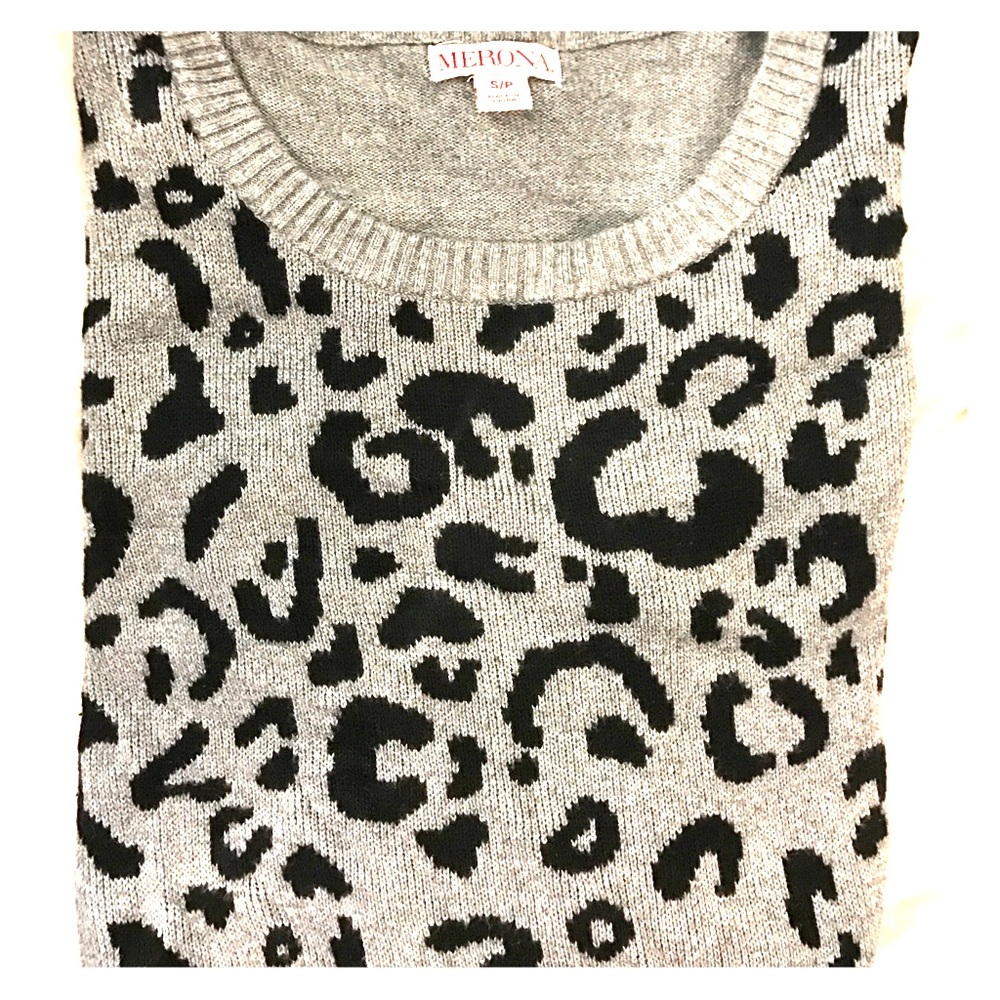 Cute Leopard Print Sweater