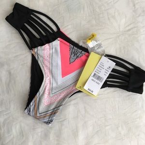 Ripcurl - Cheeky Tribal Print Bikini Bottoms
