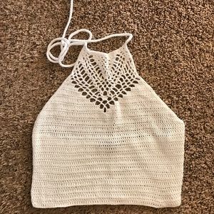 Knit Pac Sun Backless Crop