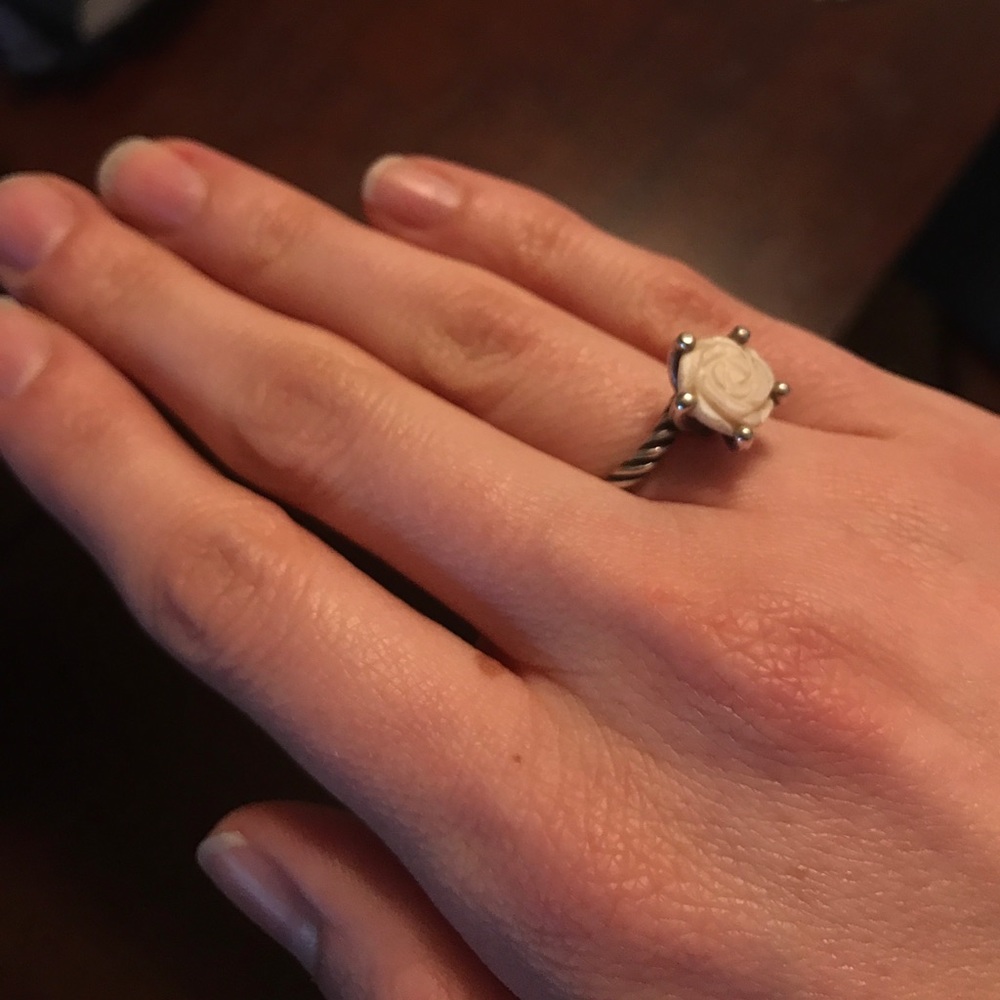 Pandora Rose Ring Silver/Shell