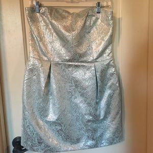 Silver cocktail dress