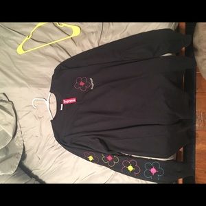 Supreme Navy BEEN HIT L/S TEE