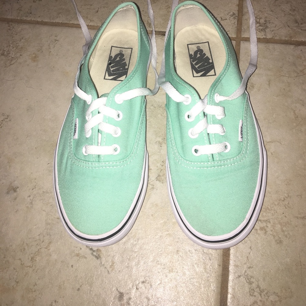 Mint Green Classic Vans