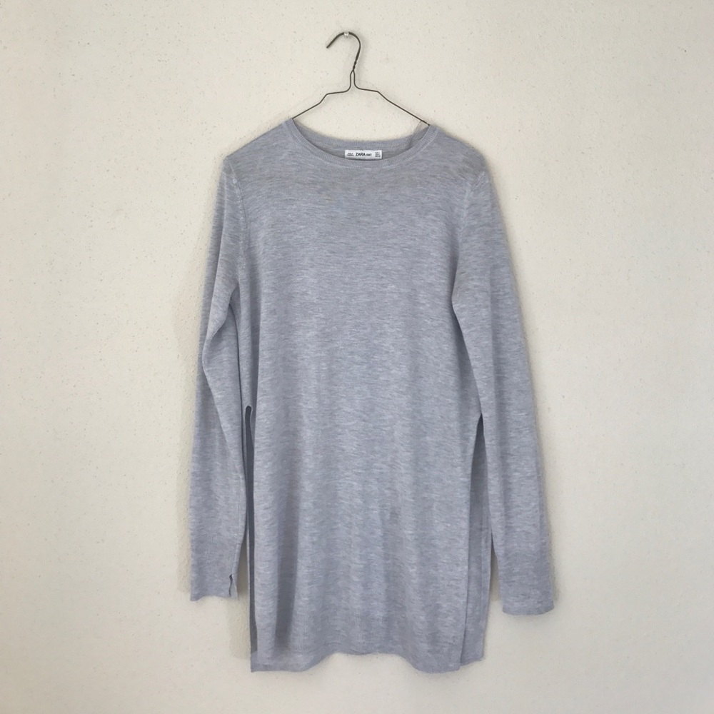 Zara Knit Side-Split Blouse