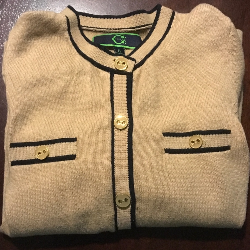 C Wonder Cardigan Sweater, Size Small