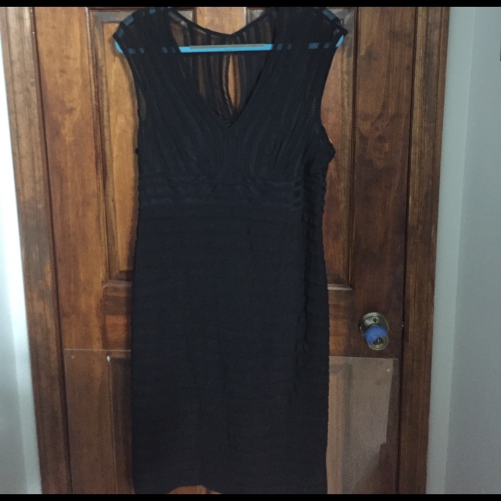 Adrianna Papell Black Cocktail Dress