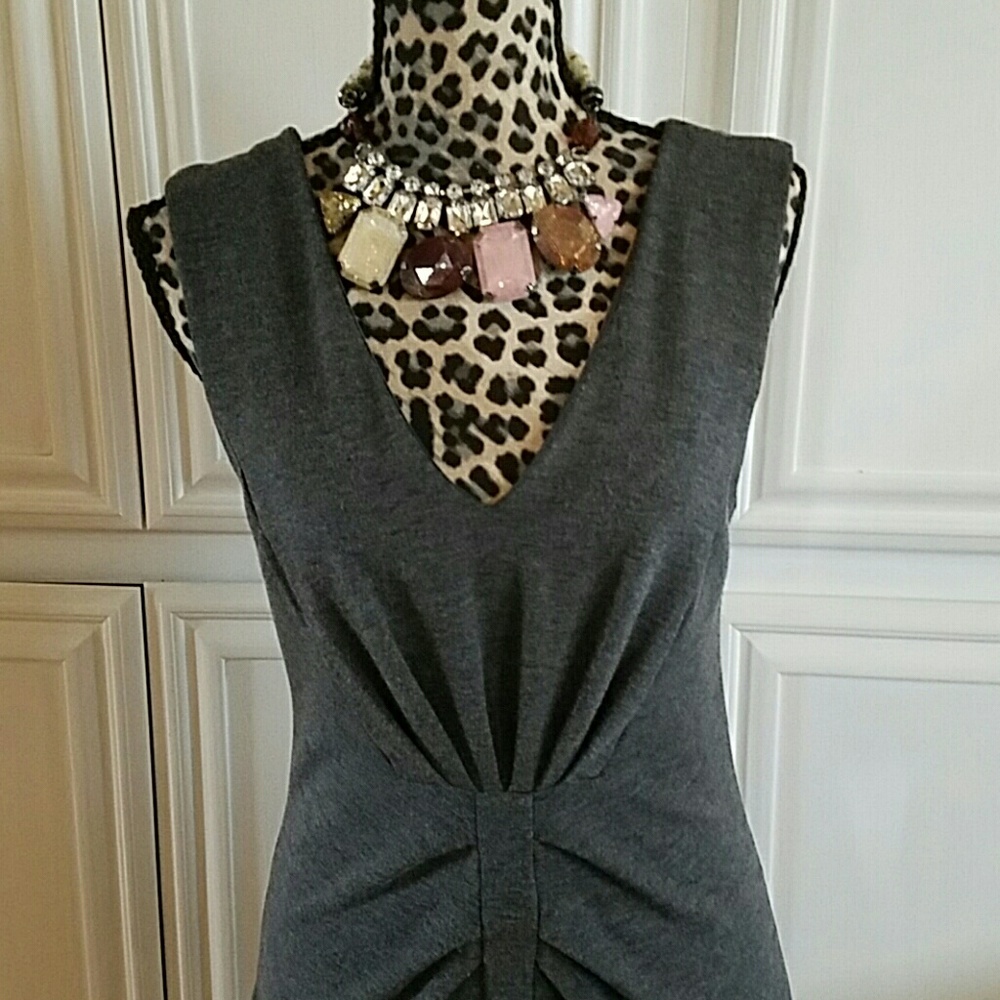 Express Gray Knit Dress