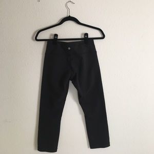 Lululemon Black Wunder Under Pant Cropped (pair 2)