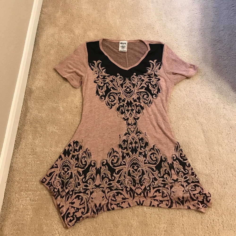 Bedazzled top.