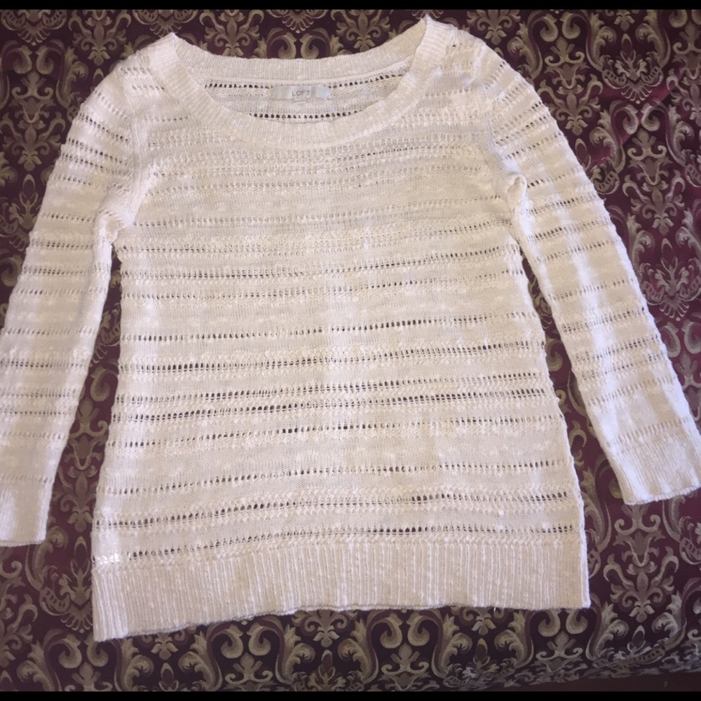 Loft Open Knit Sweater - Size M