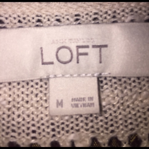 Loft Open Knit Sweater - Size M - Picture 3 of 4