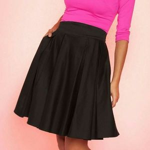 Pinup Girl Black Little Jun Skirt