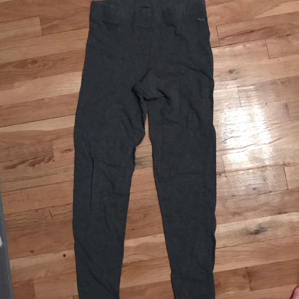 Gray leggings from PINK