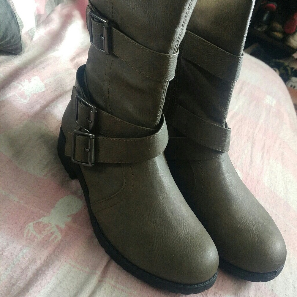 Grey Boots