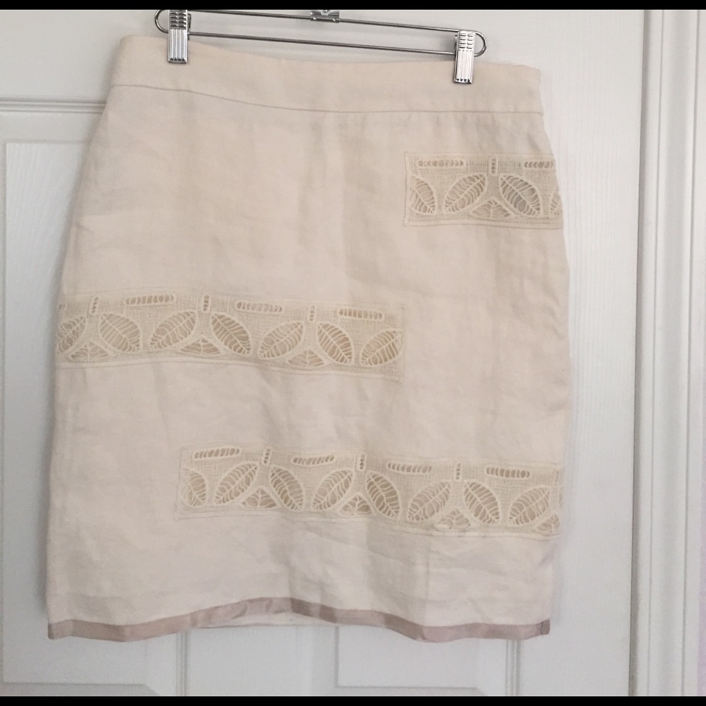 Linen skirt by Anthropology