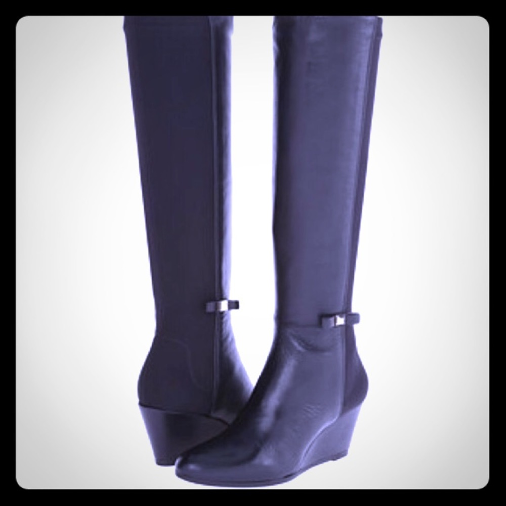 Kate Spade Wedge boots size 8 8.5 READ DESCRIPTION