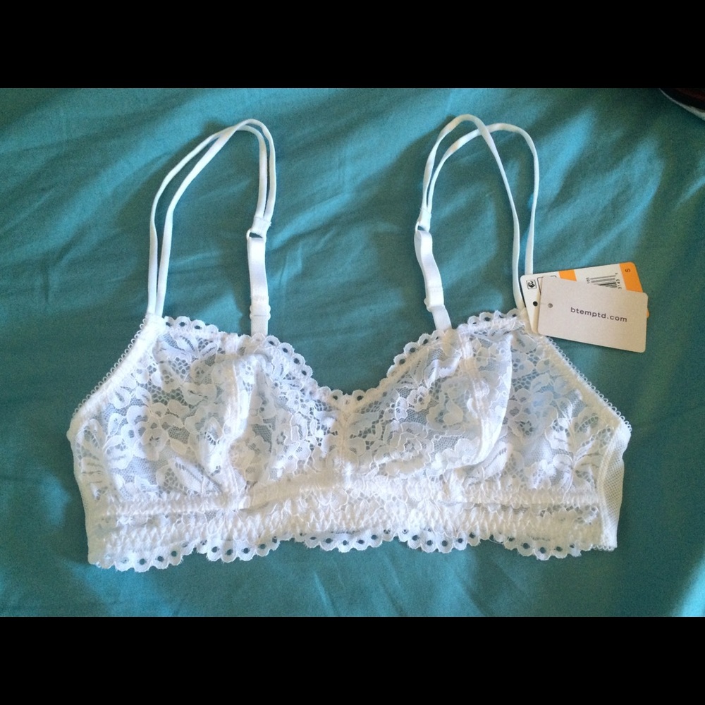 White lace Brallete from Macy"s