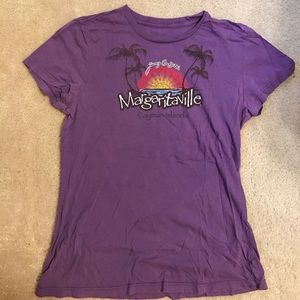 Margaritaville Cayman Islands purple women's t