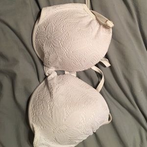 White Victoria bathing suit top