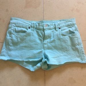 Madewell Turquoise Shorts