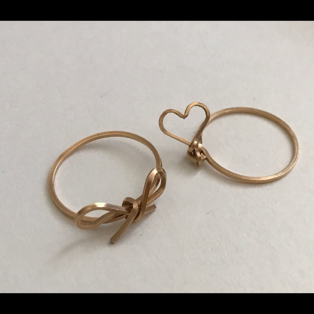 By Boe 14KT Gold Filled Ring Set