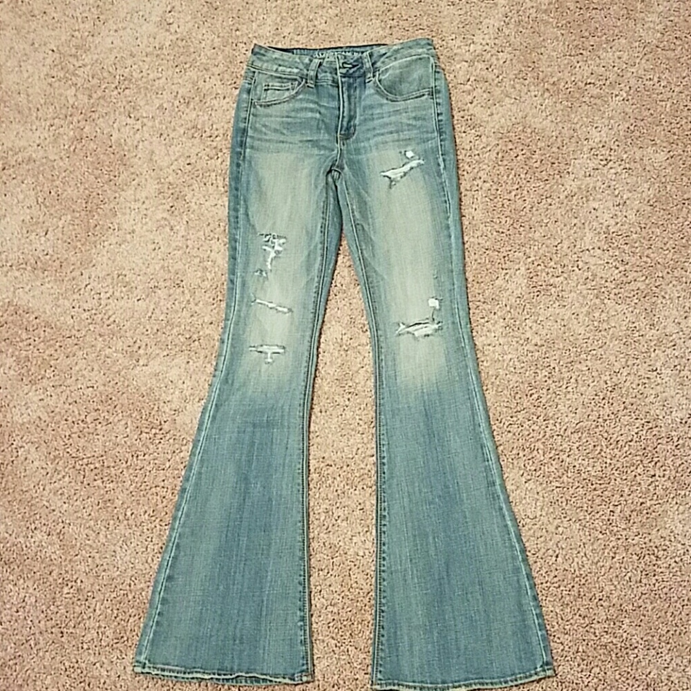 Highrise bell bottom jeans