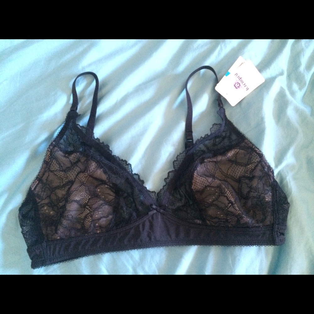 Black and beige brallettee