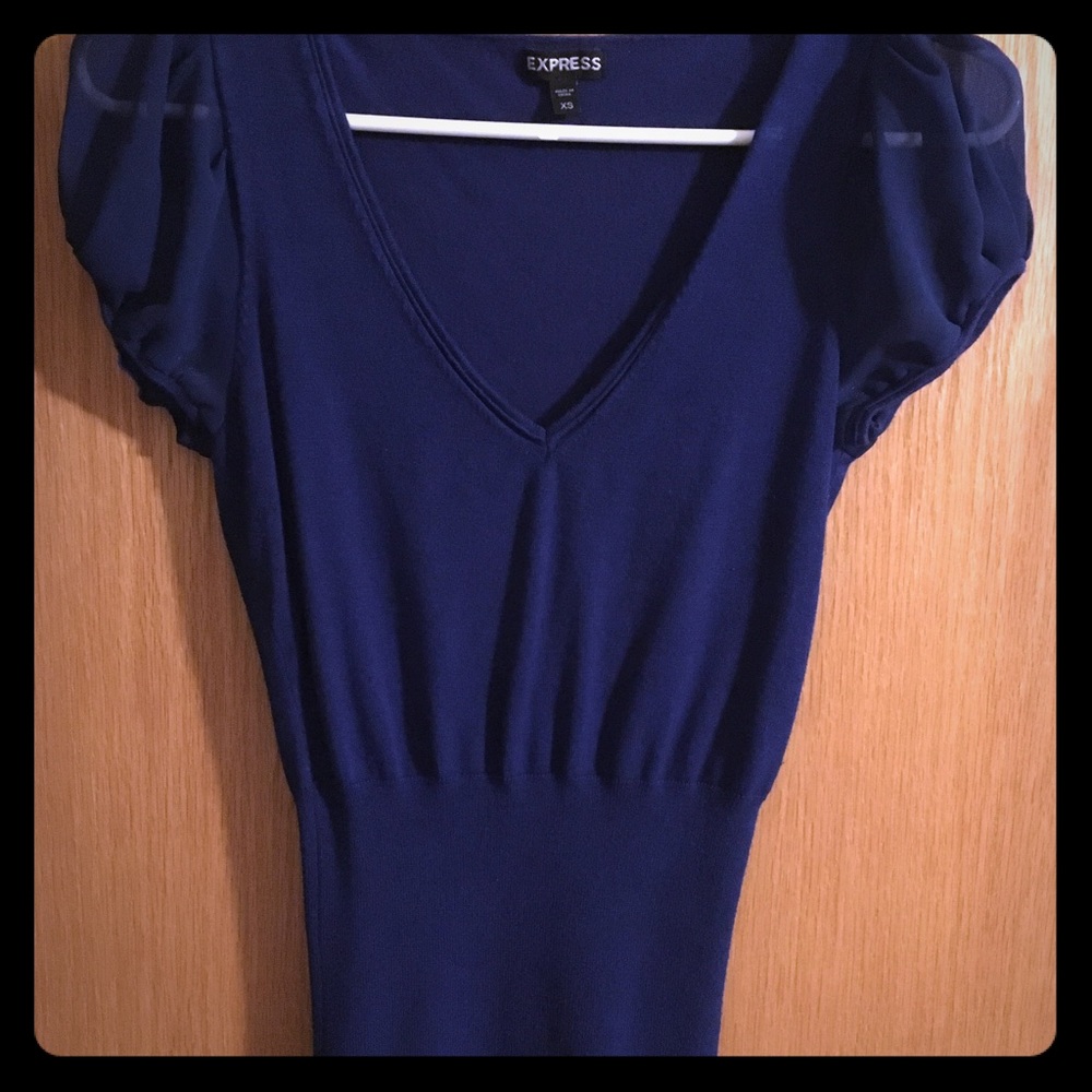 Express Sweater, XS, blue
