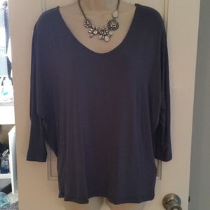 Dolman sleeve top