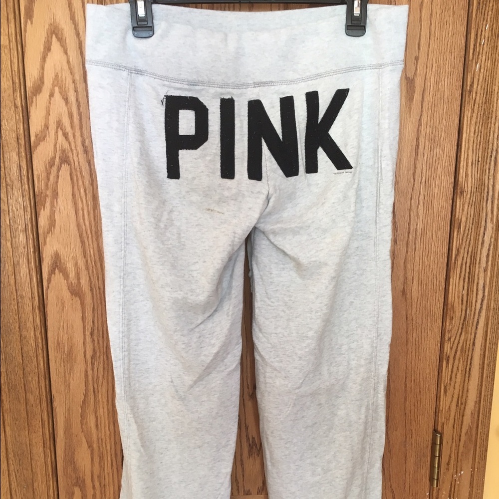 VS Pink cropped sweatpants