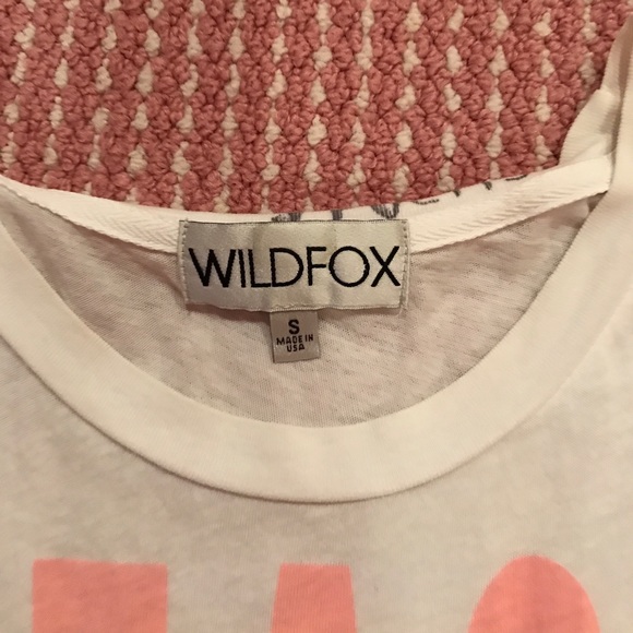 Wildfox White cropped Beach bum tank - Picture 3 of 3