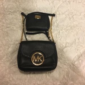 Michael Kors bag and small wallet- both items