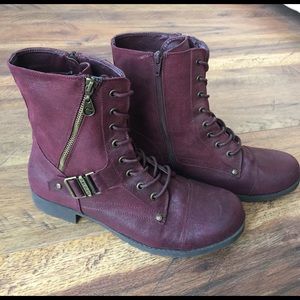 Maroon Boots