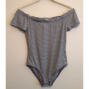 Off the shoulder body suit