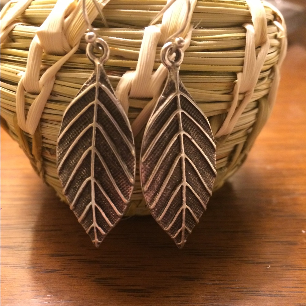 Nature-Inspired Leaf Earrings