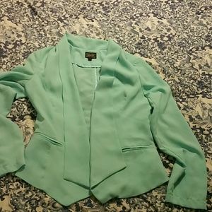Teal blazer