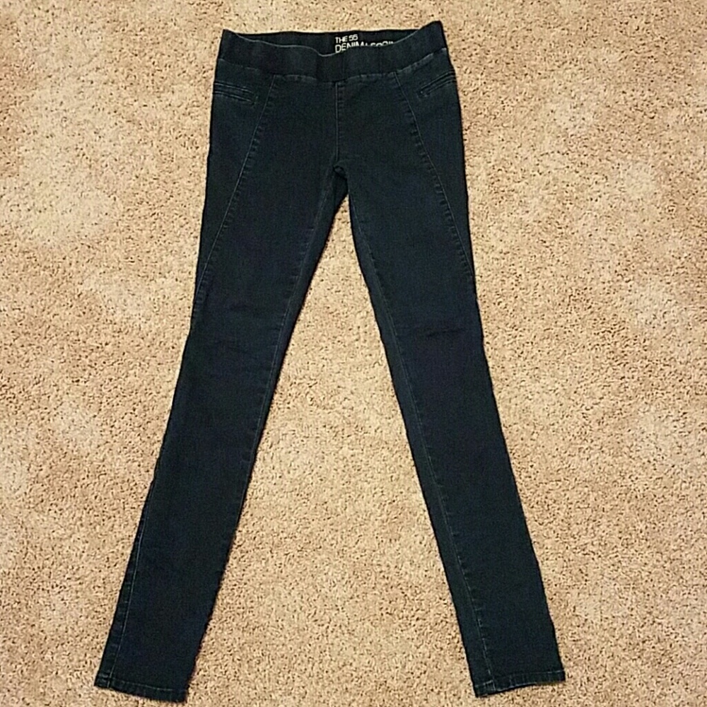 Denim leggings