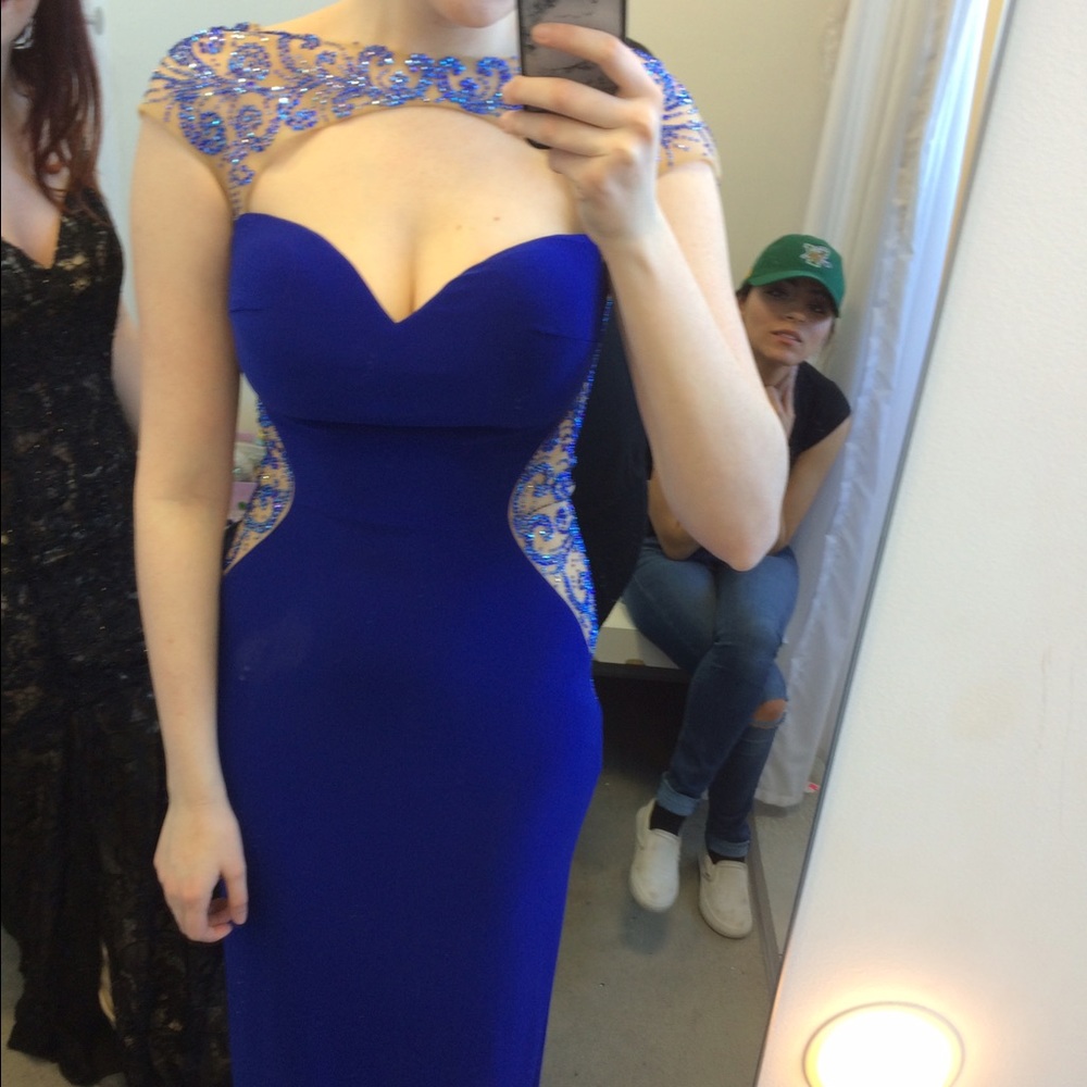 Royal Blue Jovani Prom Dress