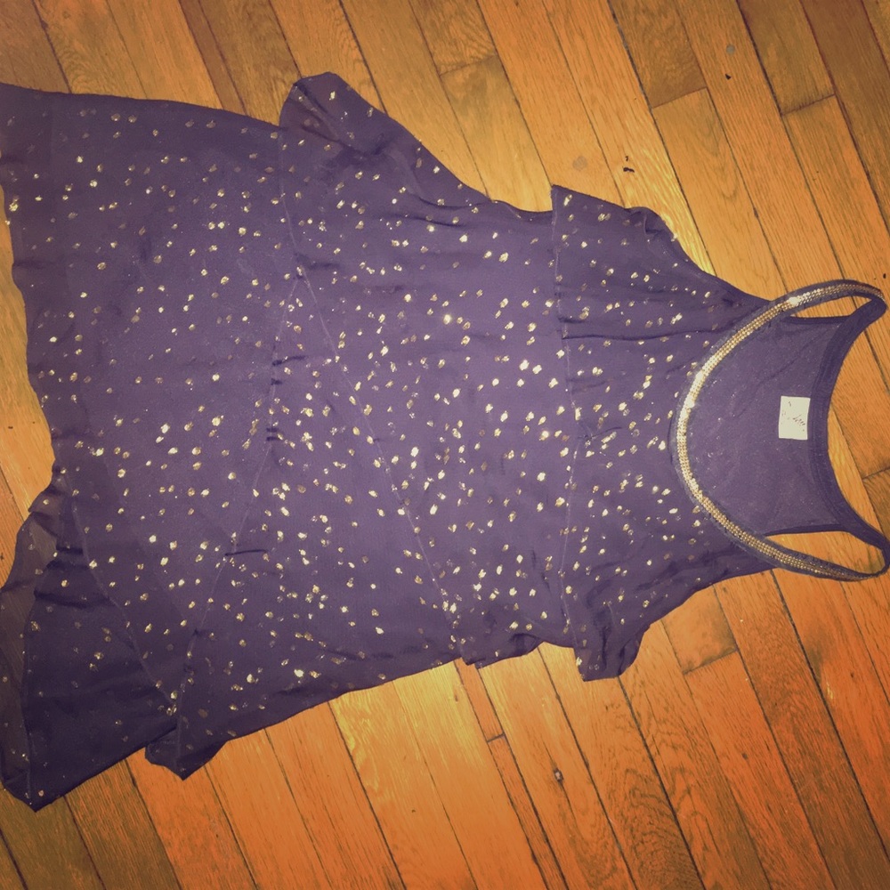 Free People Gold Accented Dress