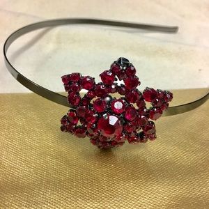 BCBG Jeweled Flower Headband 🌺