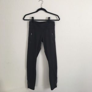 Lululemon Black Yoga Mesh Detail Legging