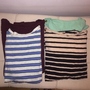 Four jcrew painter tees