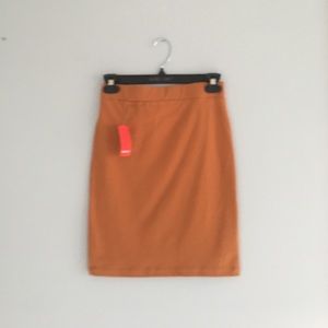 Orange skirt