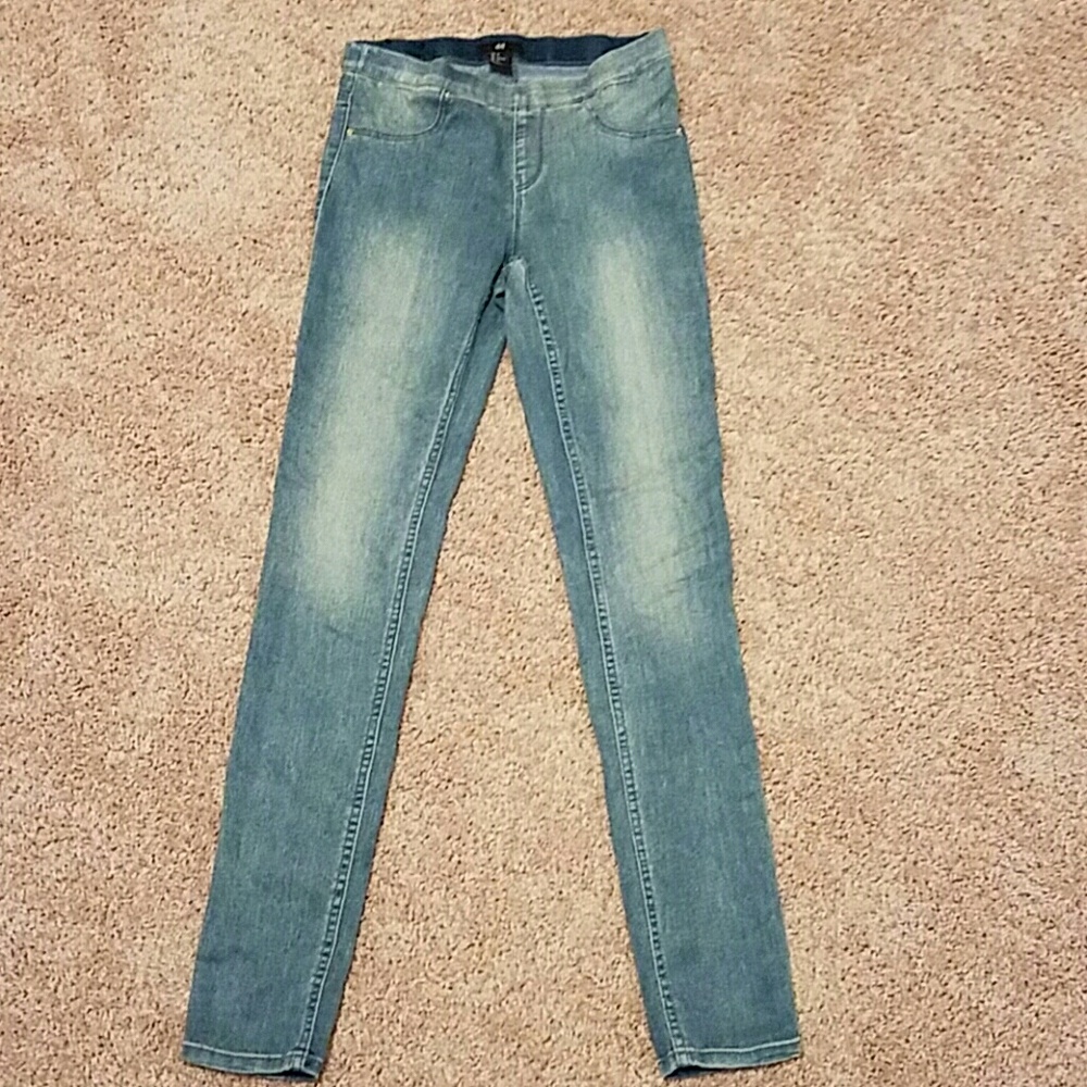Denim jeggings