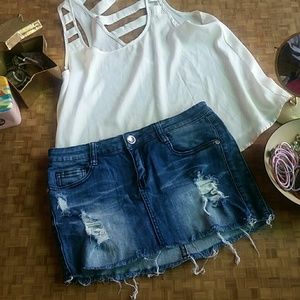 Machine Nouvelle Mode jean skirt