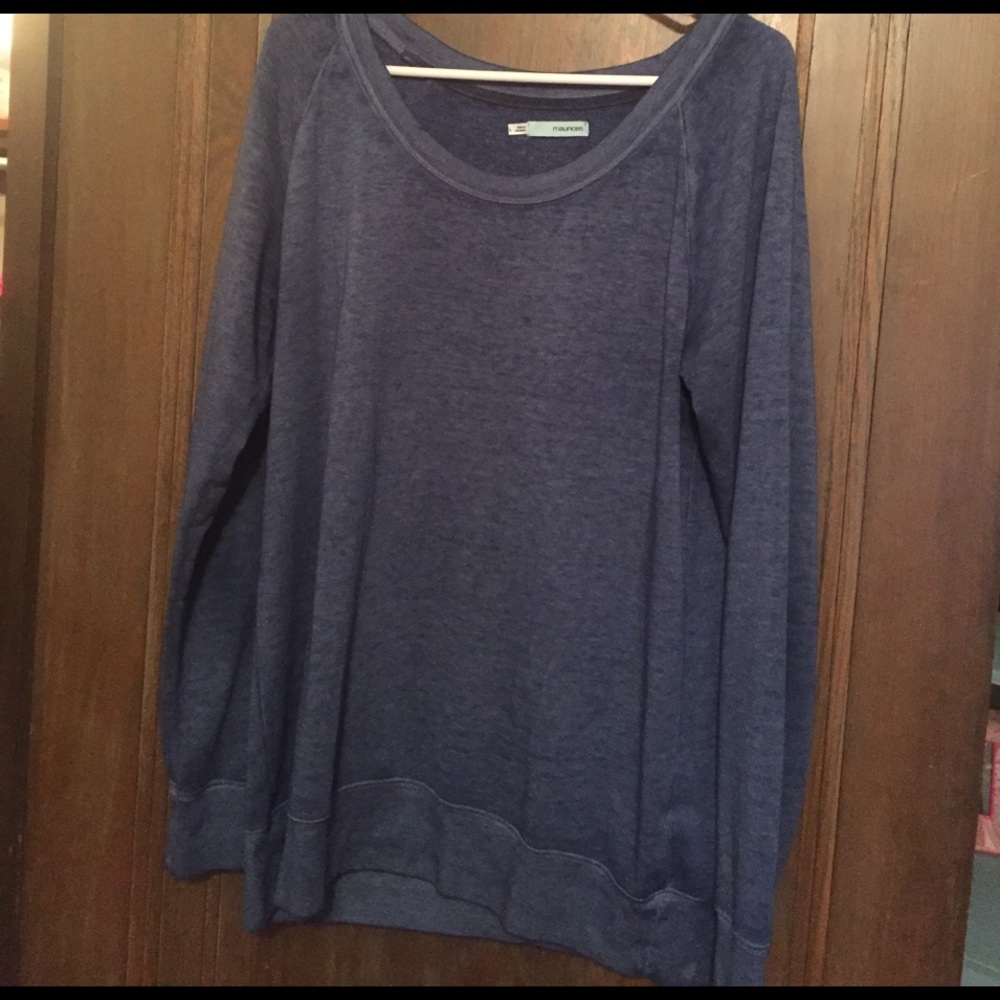 Blue sweatshirt from Maurice's